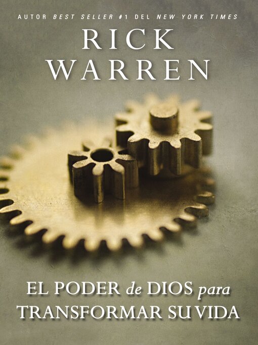 Title details for El poder de Dios para transformar su vida by Rick Warren - Available